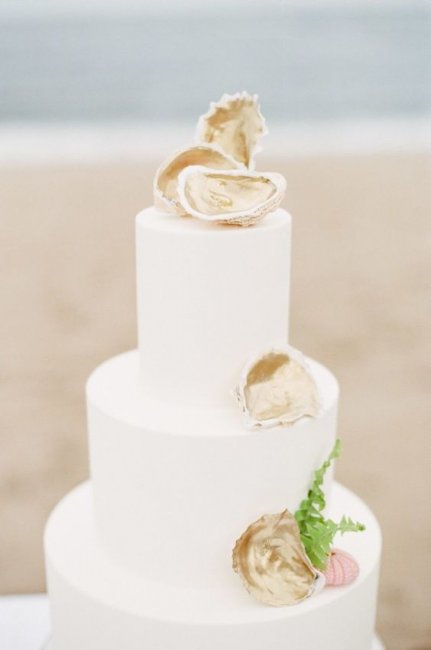Торт для морской свадьбы