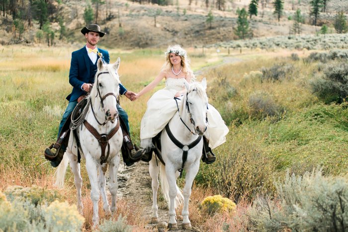 Свадьба на лошадях