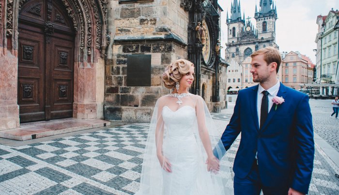 Официальная свадьба в Праге