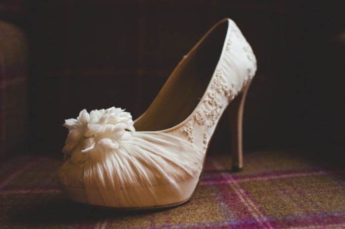 Оригинальные туфли невесты