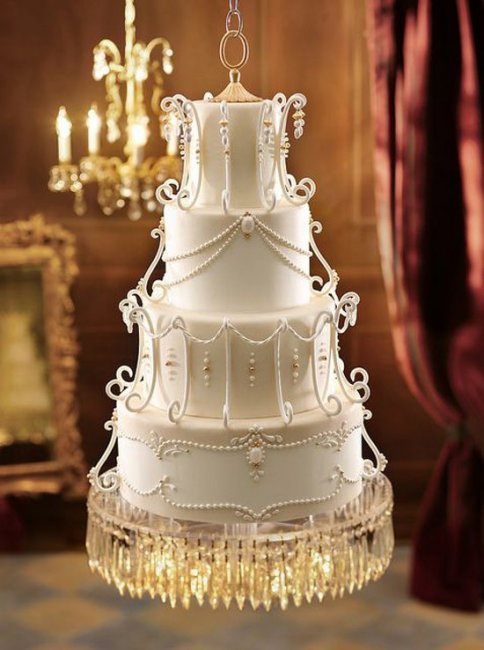 Свадебный торт для свадьбы в стиле Спящая красавица