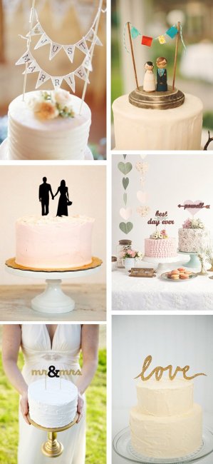 Фигурки для свадебного торта