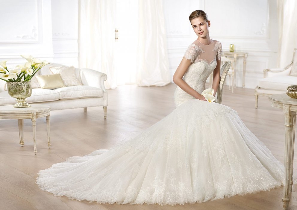 Свадебное платье Onelia Pronovias (Costura 2014)