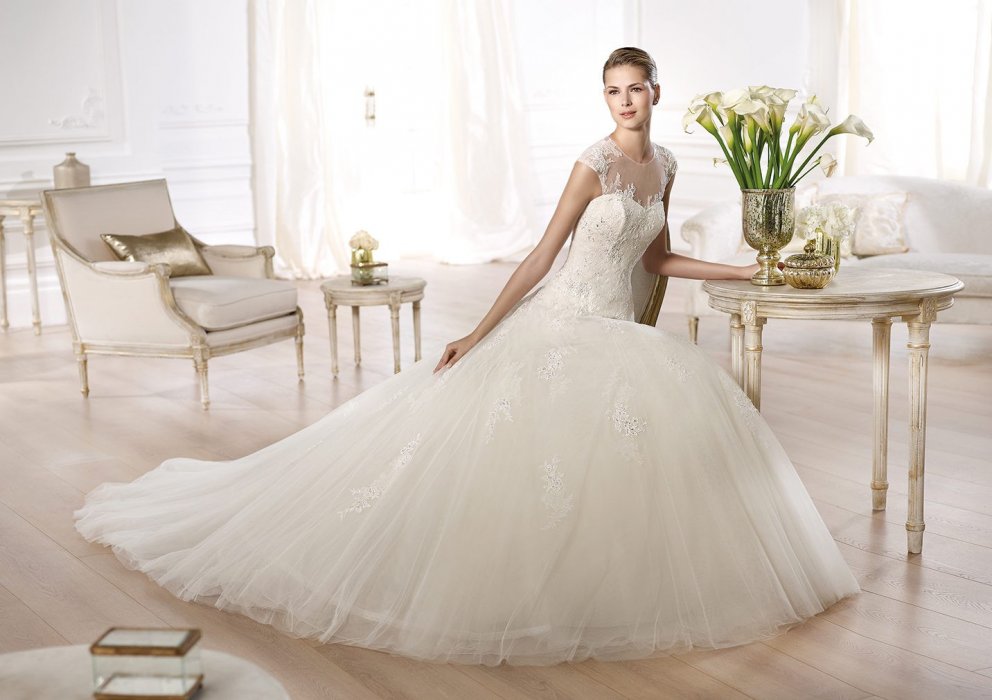 Свадебное платье Ocelada Pronovias (Glamour 2014)