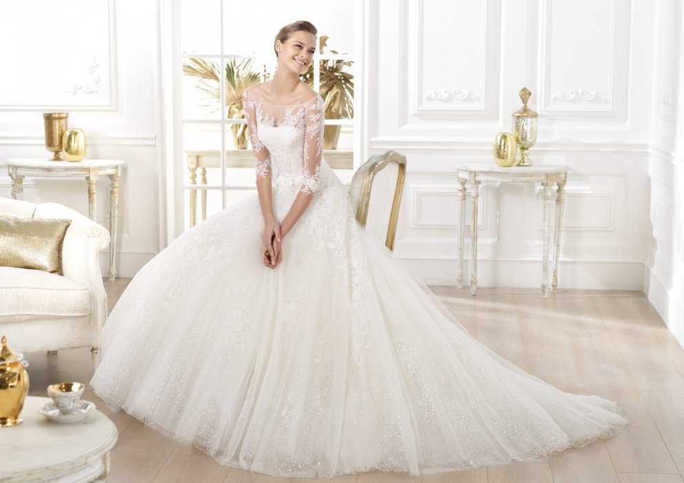 Свадебное платье Lavens Pronovias (Glamour 2014)