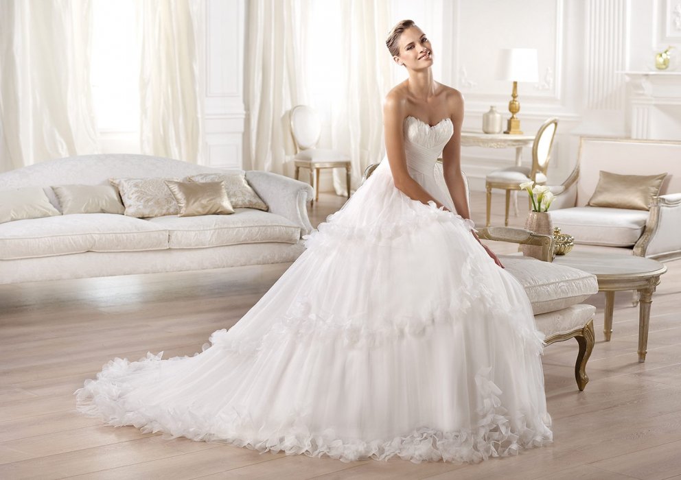Свадебное платье Olanta Pronovias (Glamour 2014)