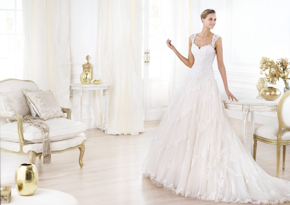 Свадебное платье Layanne Pronovias (Glamour 2014)