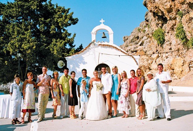 Организация свадьбы в Греции