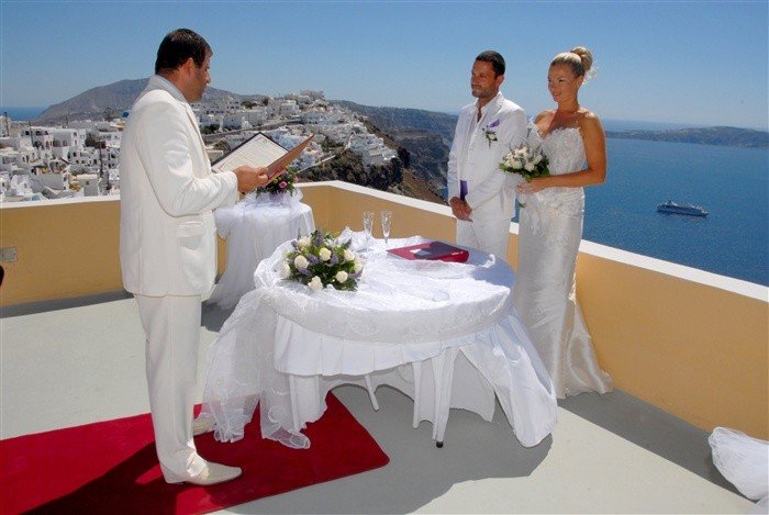 Свадебная церемония в отеле