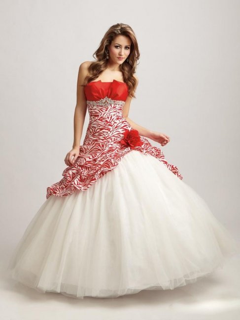 Свадебное платье для красной свадьбы