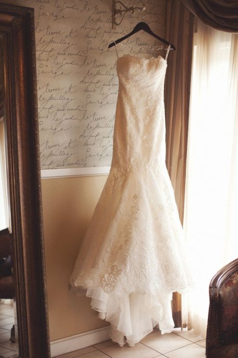 Красивое фото свадебного платья