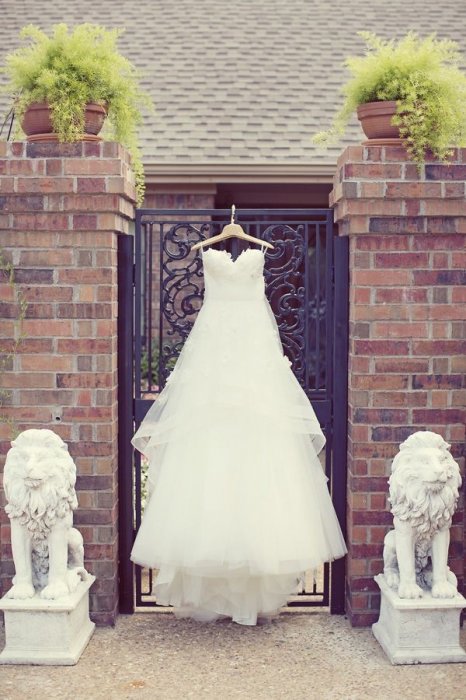 Идея для фото свадебного платья