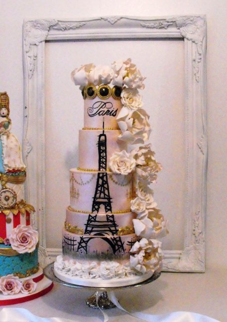 Свадебный торт в стиле Париж