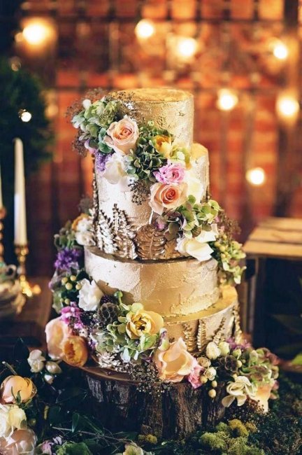 Торт для лесной свадьбы