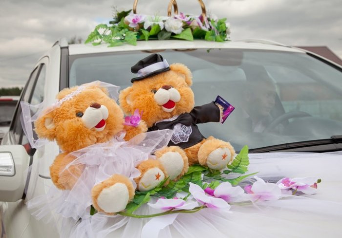 Куклы для свадебного авто