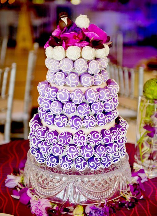 Свадебный торт из кейк попсов