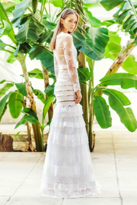Свадебное платье Christos Costarellos (Bridal Fall 2015)