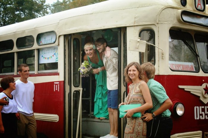 Трамвай на свадьбу