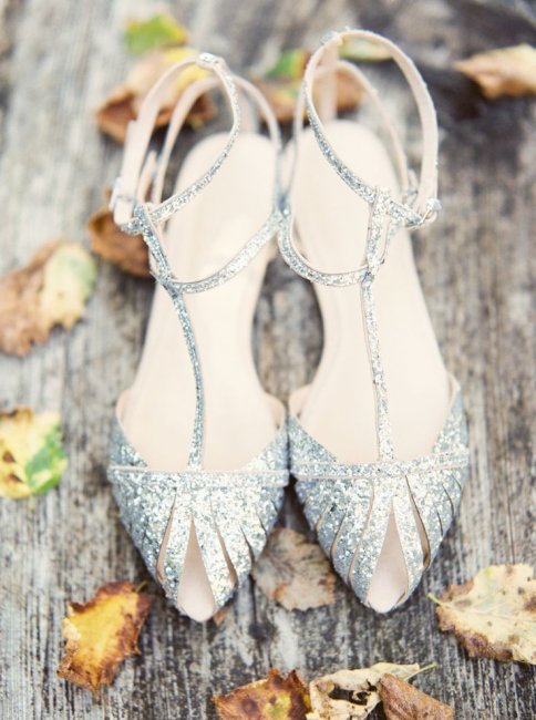 Серебряные туфли невесты