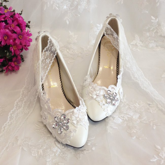 Аккуратные туфельки для ретро-невесты