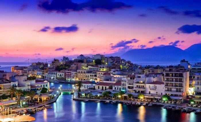 Остров Крит на закате