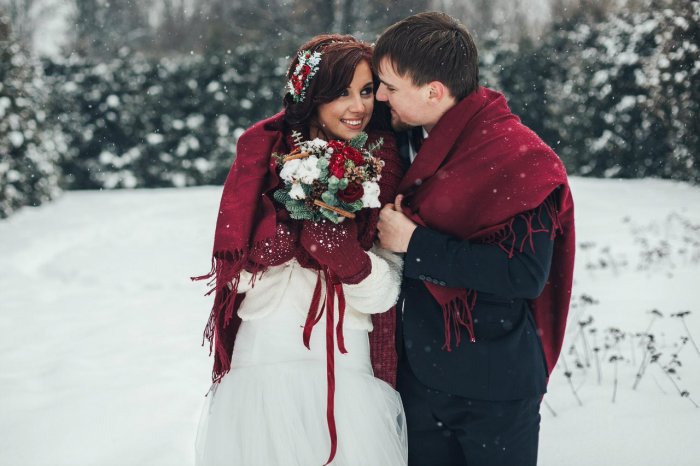 Снежная январьская свадьба