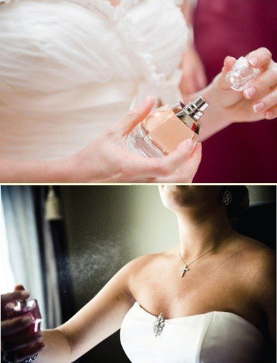 Легкий аромат парфюма для невесты