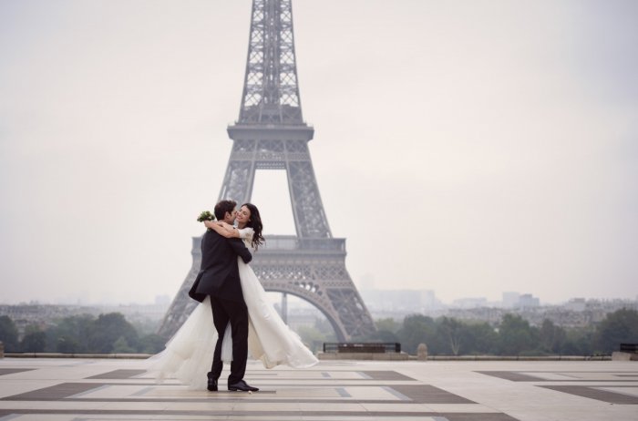 Свадьба в парижском стиле - выбор настоящих романтиков