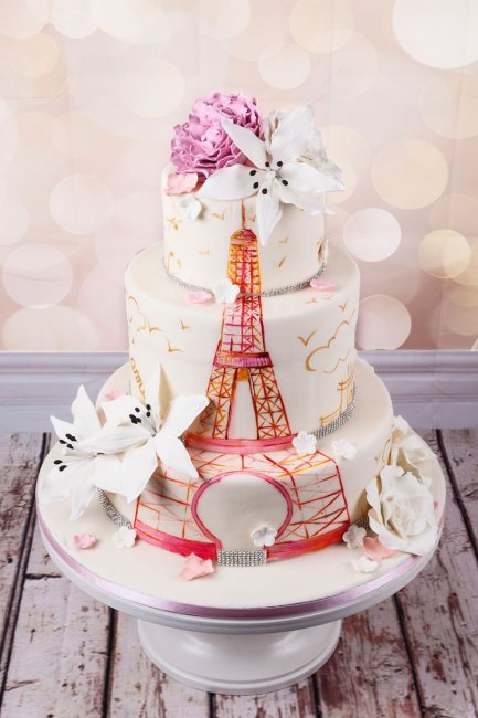 Дизайнерский торт во французском стиле