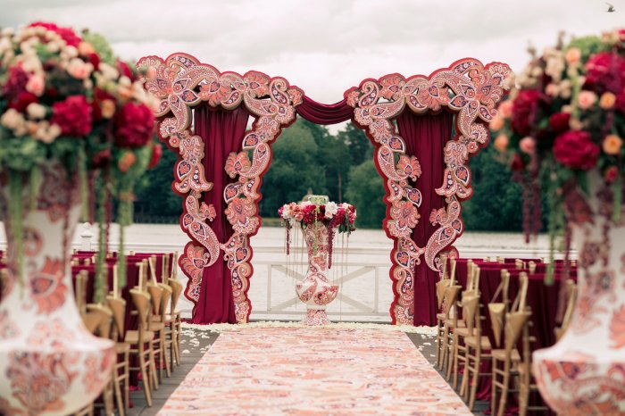 Свадебная арка в восточном стиле
