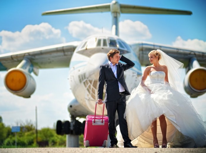 Свадьба в стиле авиация
