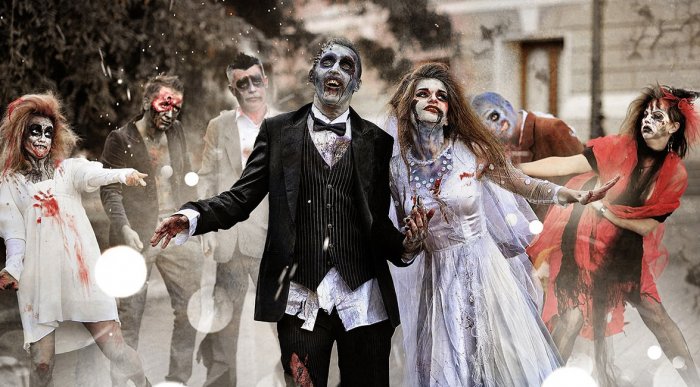 Свадьба в стиле зомби