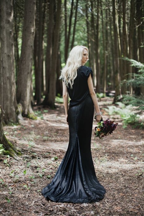 Черное свадебное платье - выбор смелых невест