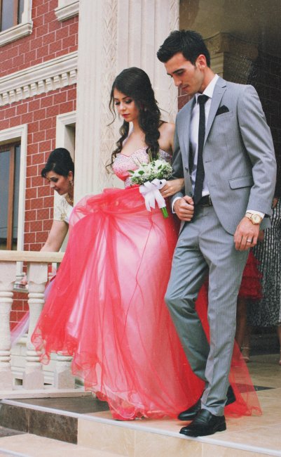 Свадебное платье на азербайджанской свадьбе