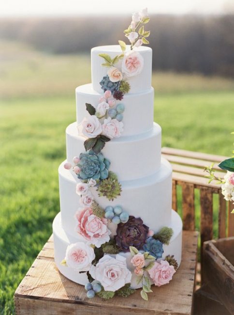 Традиционный свадебный торт