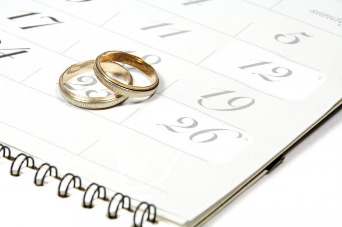 День и дата свадьбы