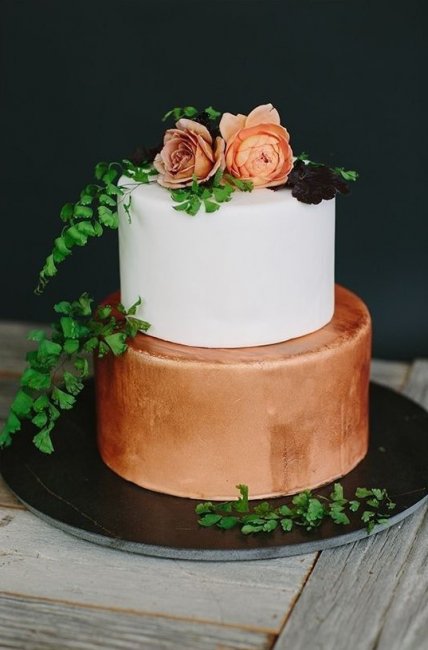 Торт для медной свадьбы