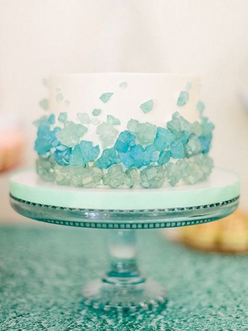 Торт на стеклянную свадьбу