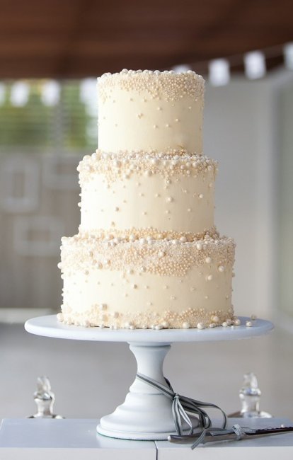 Торт на жемчужную свадьбу