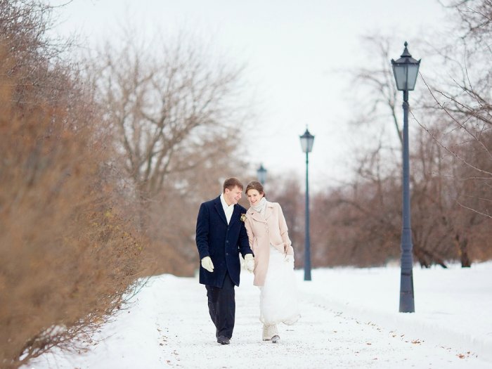 Романтическая зимняя прогулка