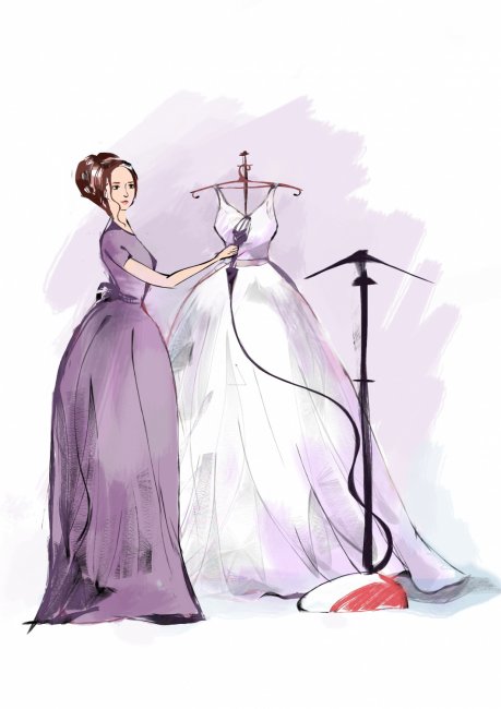 Как ухаживать за свадебным платьем, советы