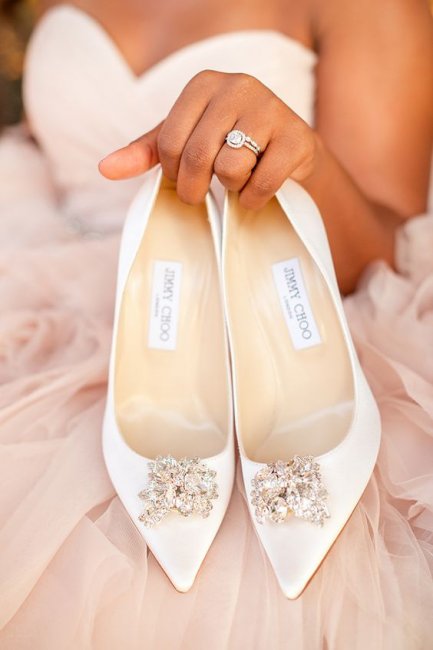 Обувь невесты для платья а силуэта