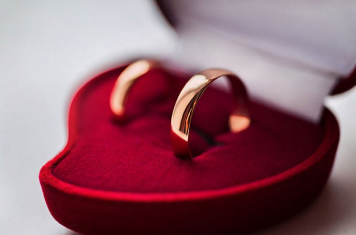 Кольца на золотую свадьбу