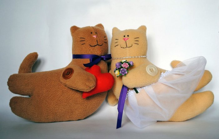 Текстильные игрушки - подарок на золотую свадьбу