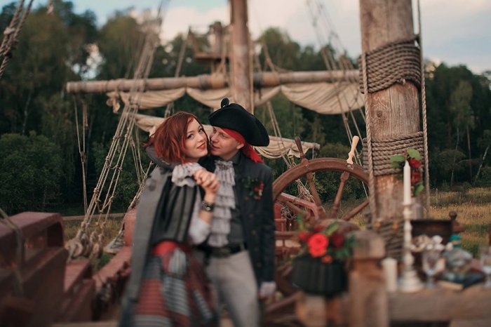 Сценарий пиратской свадьбы