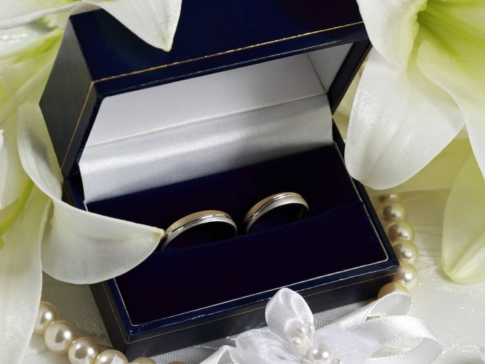 Кольца - подарок на серебряную свадьбу