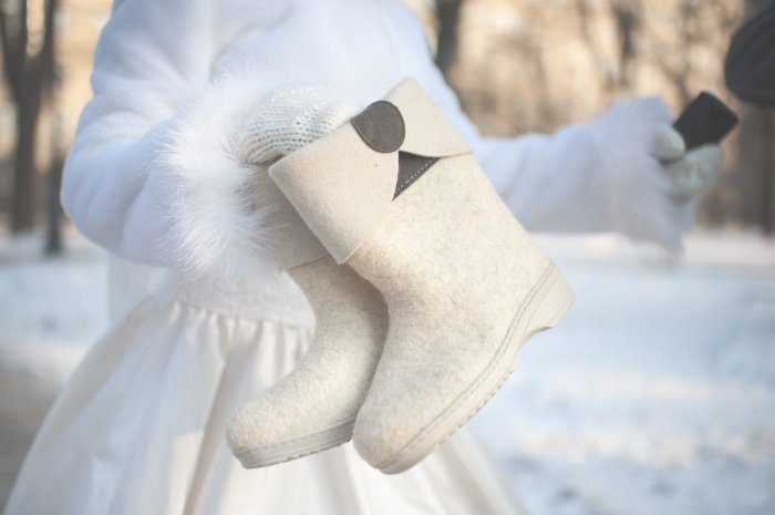 Свадебная обувь для зимы