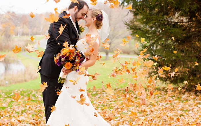 Свадьба в стиле золотая осень