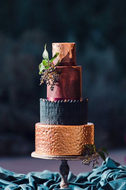 Архитектурный свадебный торт