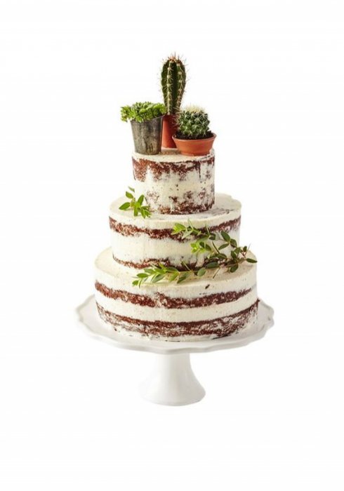 Необычный дизайн свадебного десерта